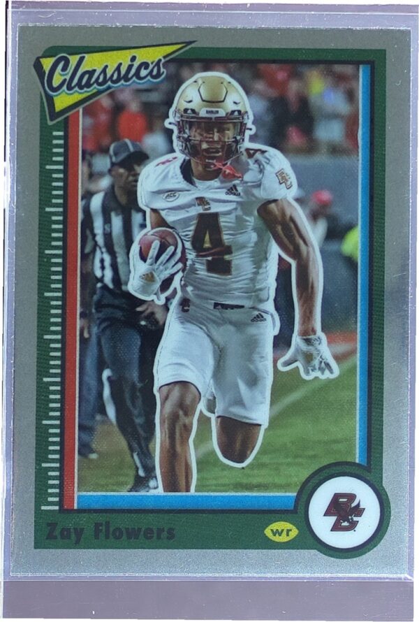 2023 Panini Chronicles Draft Picks Zay Flowers #23 Eagles Classics Premium