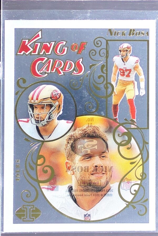 2023 Panini Illusions Nick Bosa #11 49ers King of Cards