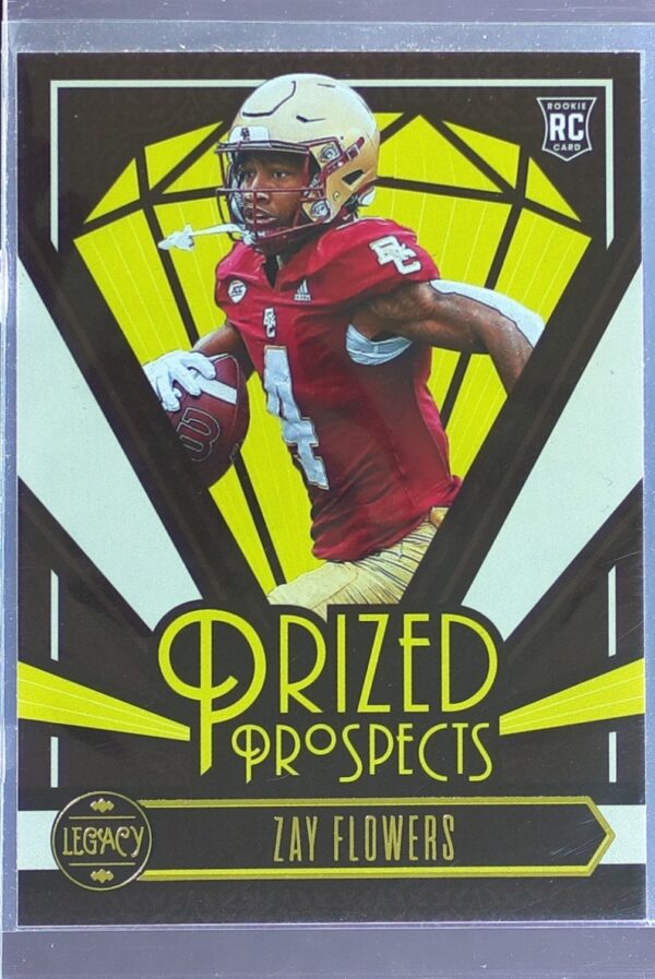 2023 Panini Legacy Zay Flowers RC #PP-25 Ravens Prized Prospects
