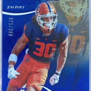 2023 Panini Prestige Sydney Brown Xtra Points Blue /399 RC #377 Eagles