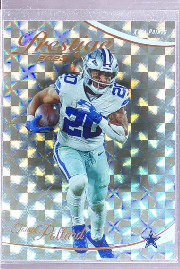 2023 Panini Prestige Tony Pollard Xtra Points Diamond #85 Cowboys