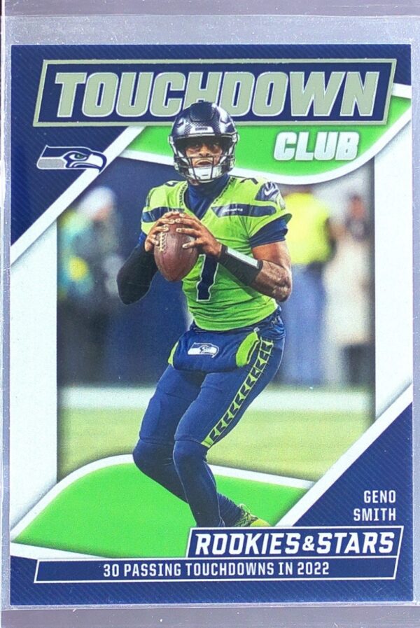 2023 Panini Rookies & Stars Geno Smith #TD-4 Seahawks Touchdown Club