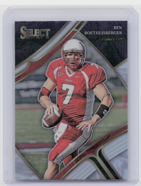 2023 Panini Select Draft Picks Ben Roethlisberger Silver Prizm #180 RedHawks