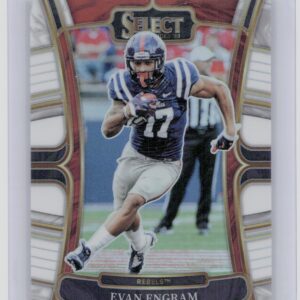 2023 Panini Select Draft Picks Evan Engram Silver Prizm #74 Rebels