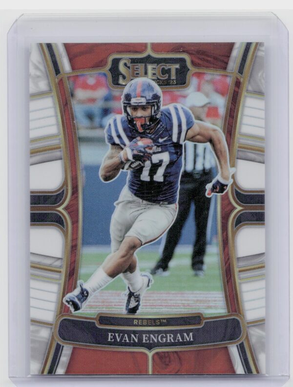 2023 Panini Select Draft Picks Evan Engram Silver Prizm #74 Rebels