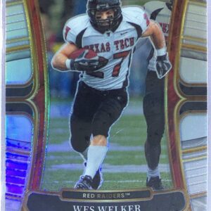 2023 Panini Select Draft Picks Wes Welker Silver Prizm #98 Raiders