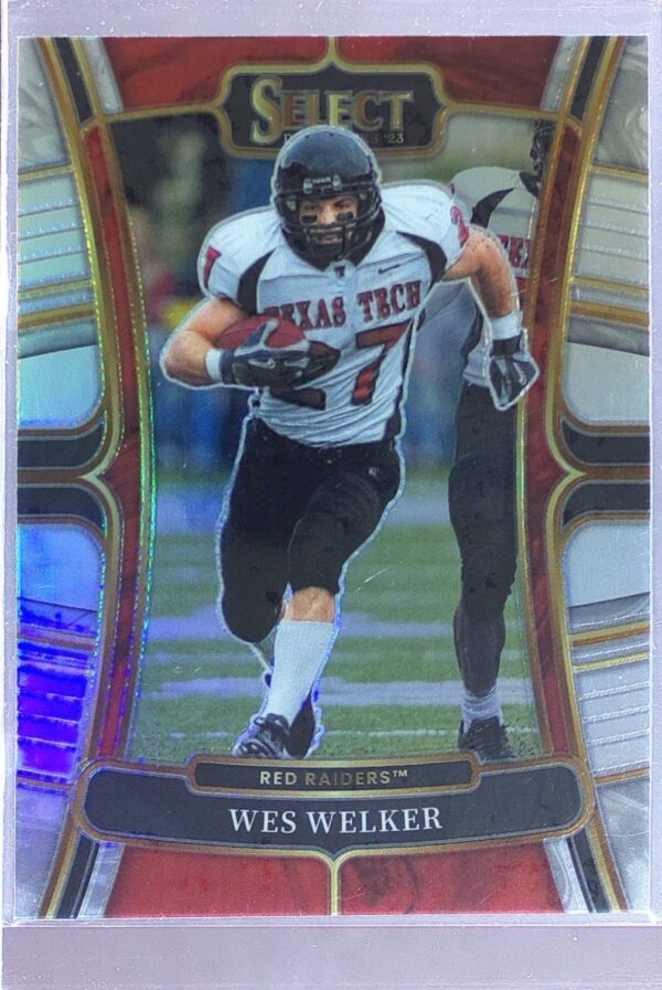 2023 Panini Select Draft Picks Wes Welker Silver Prizm #98 Raiders