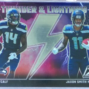 2023 Panini Zenith DK Metcalf / Jaxon Smith-Njigba #19 Thunder and Lightning