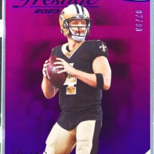 2023 Prestige Derek Carr Xtra Points Purple /99 #209 Saints