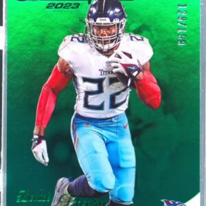 2023 Prestige Derrick Henry Xtra Points Green /199 #285 Titans