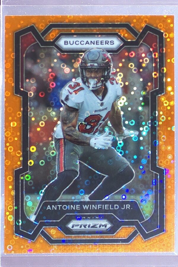 2023 Prizm Antoine Winfield Jr. Orange Disco #275 Buccaneers