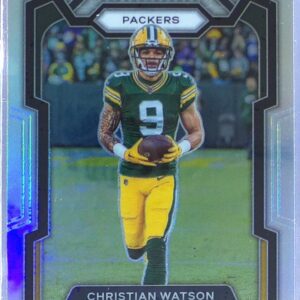 2023 Prizm Christian Watson Silver #107 Packers