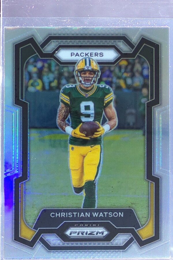 2023 Prizm Christian Watson Silver #107 Packers