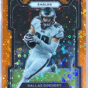 2023 Prizm Dallas Goedert Orange Disco #238 Eagles