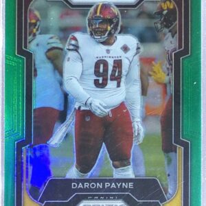 2023 Prizm Daron Payne Green #295 Commanders