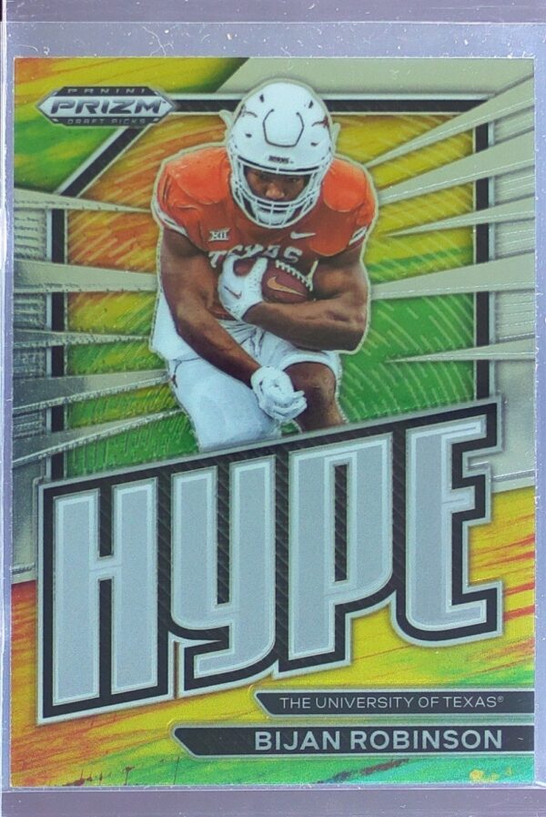 2023 Prizm Draft Picks Bijan Robinson RC #HP-5 Longhorns Hype