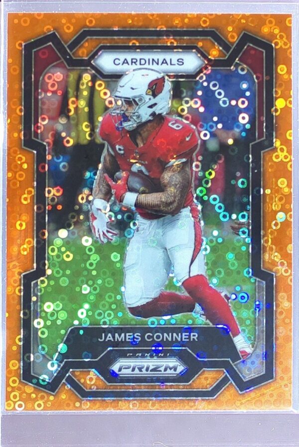 2023 Prizm James Conner Orange Disco #5 Cardinals