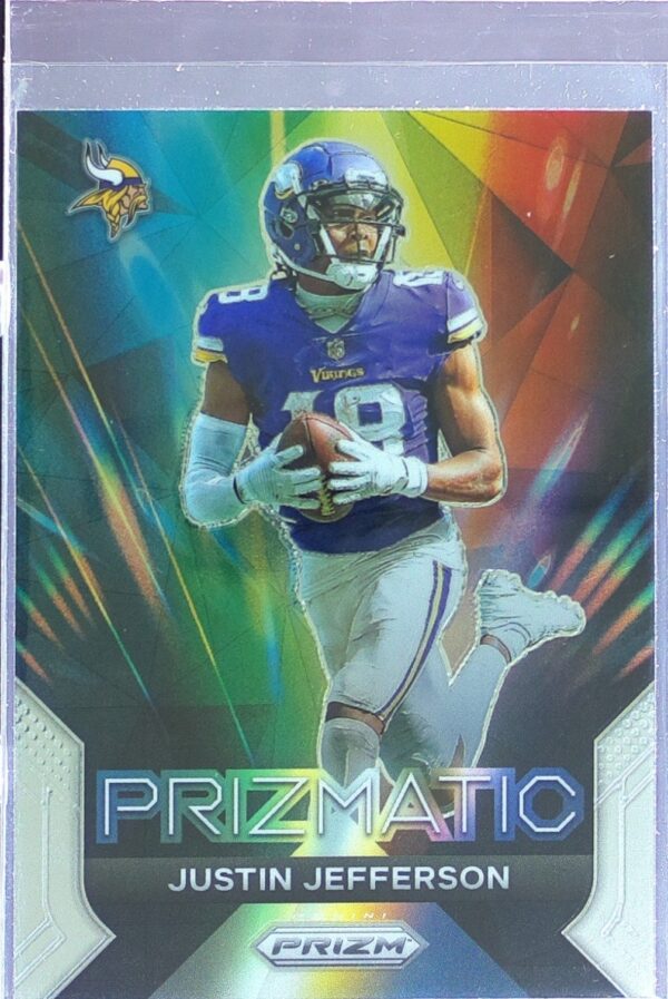 2023 Prizm Justin Jefferson #16 Vikings Prizmatic