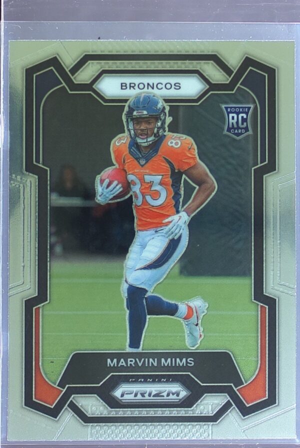 2023 Prizm Marvin Mims RC #327 Broncos