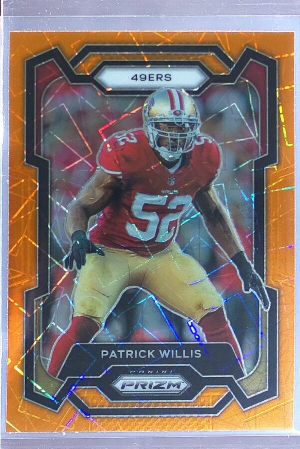 2023 Prizm Patrick Willis Orange Lazer #269 49ers