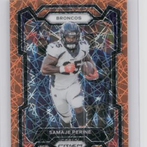 2023 Prizm Samaje Perine Orange Ice #88 Broncos