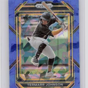 2023 Prizm Termarr Johnson Blue Ice Prizm #126 Pirates