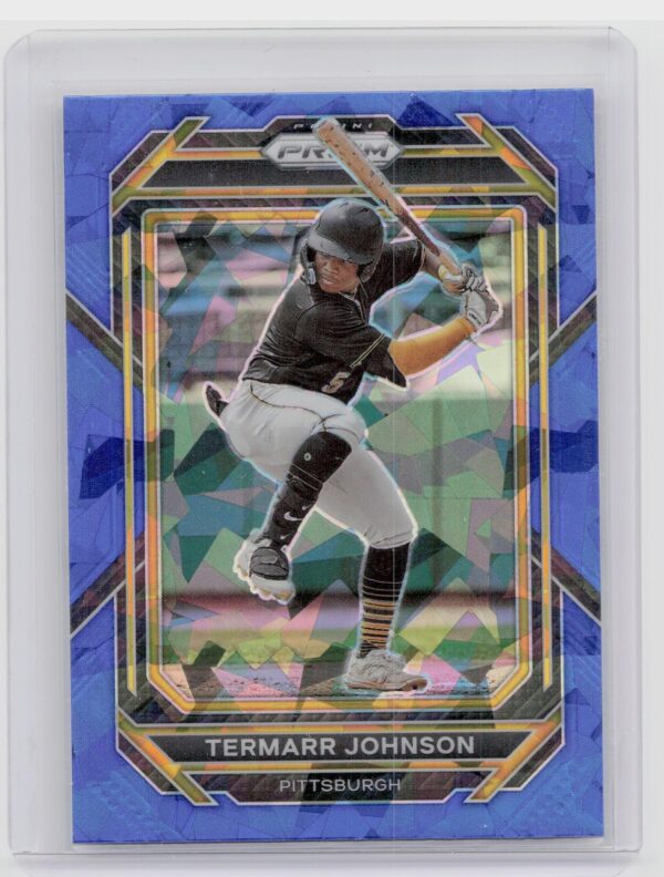 2023 Prizm Termarr Johnson Blue Ice Prizm #126 Pirates