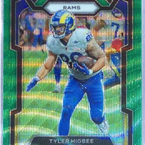 2023 Prizm Tyler Higbee Green Wave #170 Rams