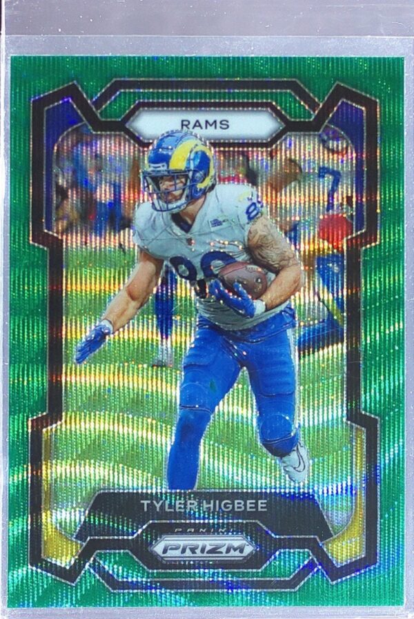 2023 Prizm Tyler Higbee Green Wave #170 Rams