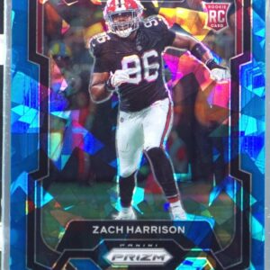 2023 Prizm Zach Harrison RC Blue Ice /99 #306 Falcons