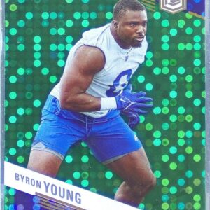 2023 Rookies & Stars Byron Young Green RC #111 Rams