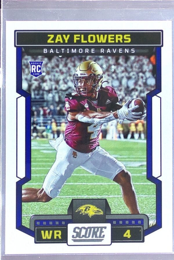 2023 Score Zay Flowers RC #351 Ravens