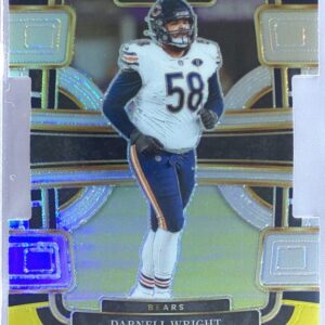2023 Select Darnell Wright Red and Yellow Prizms Die Cuts RC #17 Bears