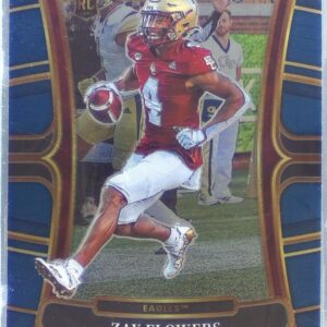 2023 Select Draft Picks Zay Flowers Blue Retail RC #17 Eagles