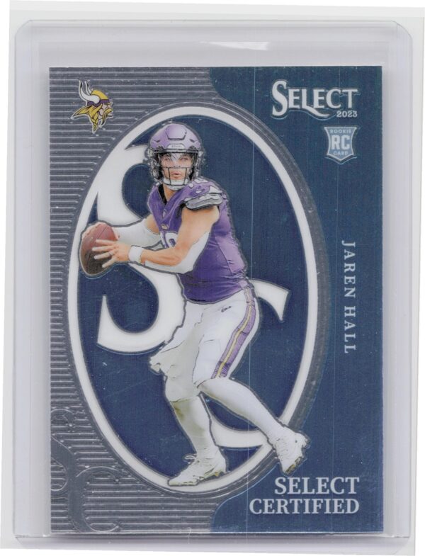 2023 Select Jaren Hall RC #CRO-JHA Vikings Select Certified Rookies