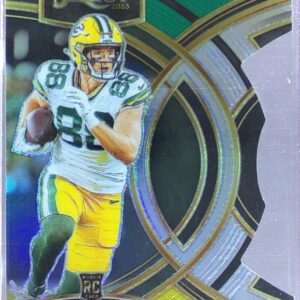 2023 Select Luke Musgrave Green and Yellow Prizms Die Cuts RC #166 Packers