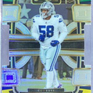 2023 Select Mazi Smith Green and Yellow Prizms Die Cuts RC #27 Cowboys