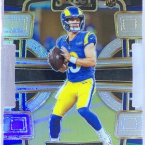 2023 Select Stetson Bennett IV Black and Green Prizms Die Cuts RC #55 Rams