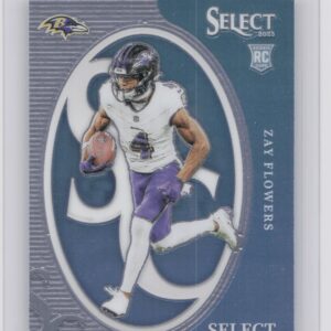 2023 Select Zay Flowers RC #CRO-ZFL Ravens Select Certified Rookies