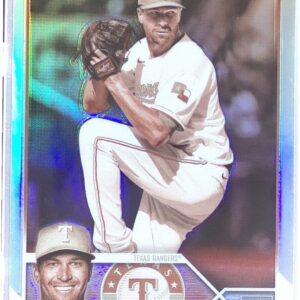 2023 Topps Chrome Jacob deGrom Sepia Refractors #12 Rangers