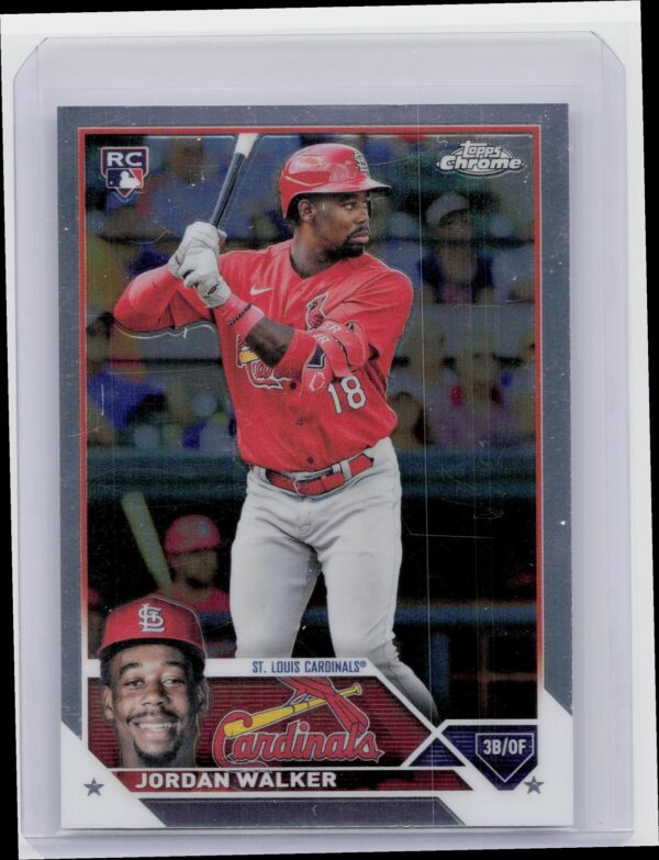 2023 Topps Chrome Jordan Walker RC #209 Cardinals