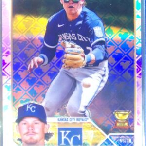 2023 Topps Chrome Logofractor Edition Bobby Witt Jr #176 Royals