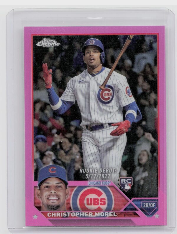 2023 Topps Chrome Update Christopher Morel Pink #USC106 Cubs