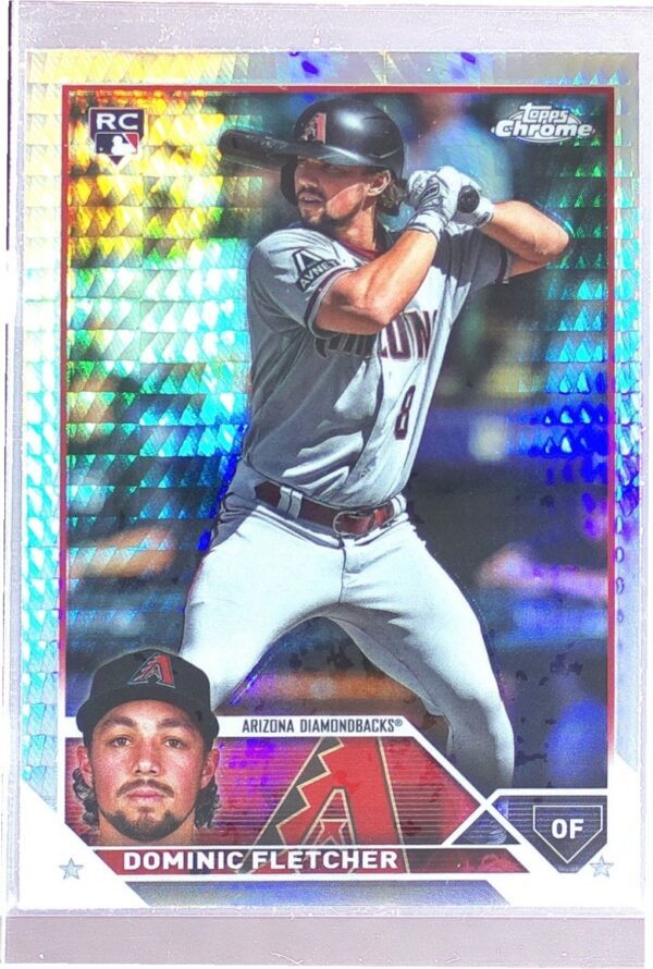 2023 Topps Chrome Update Dominic Fletcher Prism RC #USC96 Diamondbacks