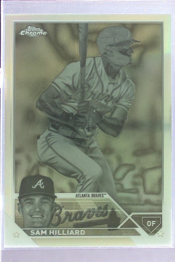 2023 Topps Chrome Update Sam Hilliard Negative #USC140 Braves