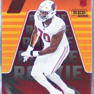 2023 Zenith Paris Johnson Jr. Red Zone RC #173 Cardinals