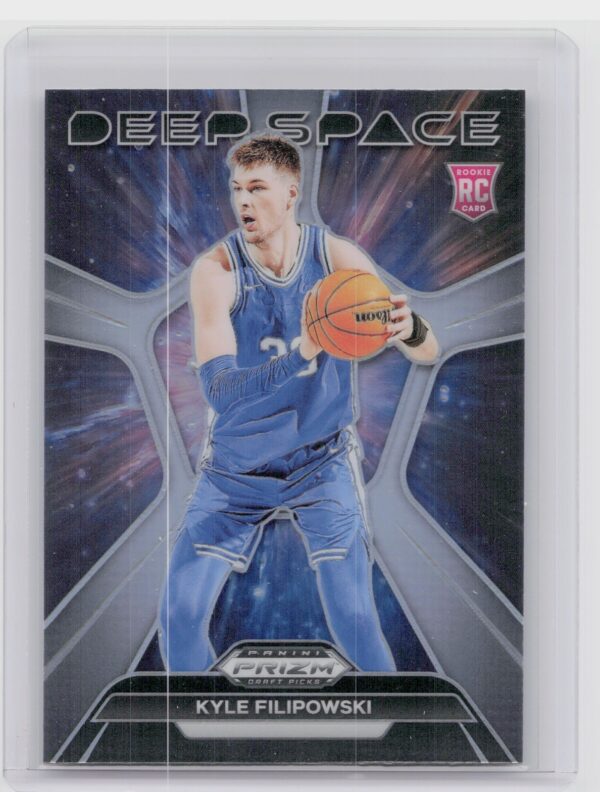 2024-25 Panini Prizm Draft Picks Kyle Filipowski RC #25 Devils Deep Space