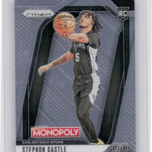 2024-25 Panini Prizm Monopoly Stephon Castle 75 Spurs
