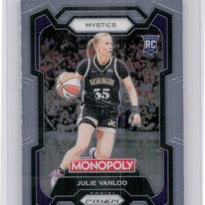 2024-25 Panini Prizm Monopoly WNBA Julie Vanloo RC 34 Mystics