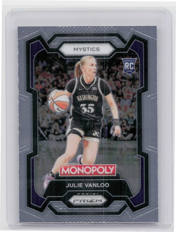 2024-25 Panini Prizm Monopoly WNBA Julie Vanloo RC 34 Mystics